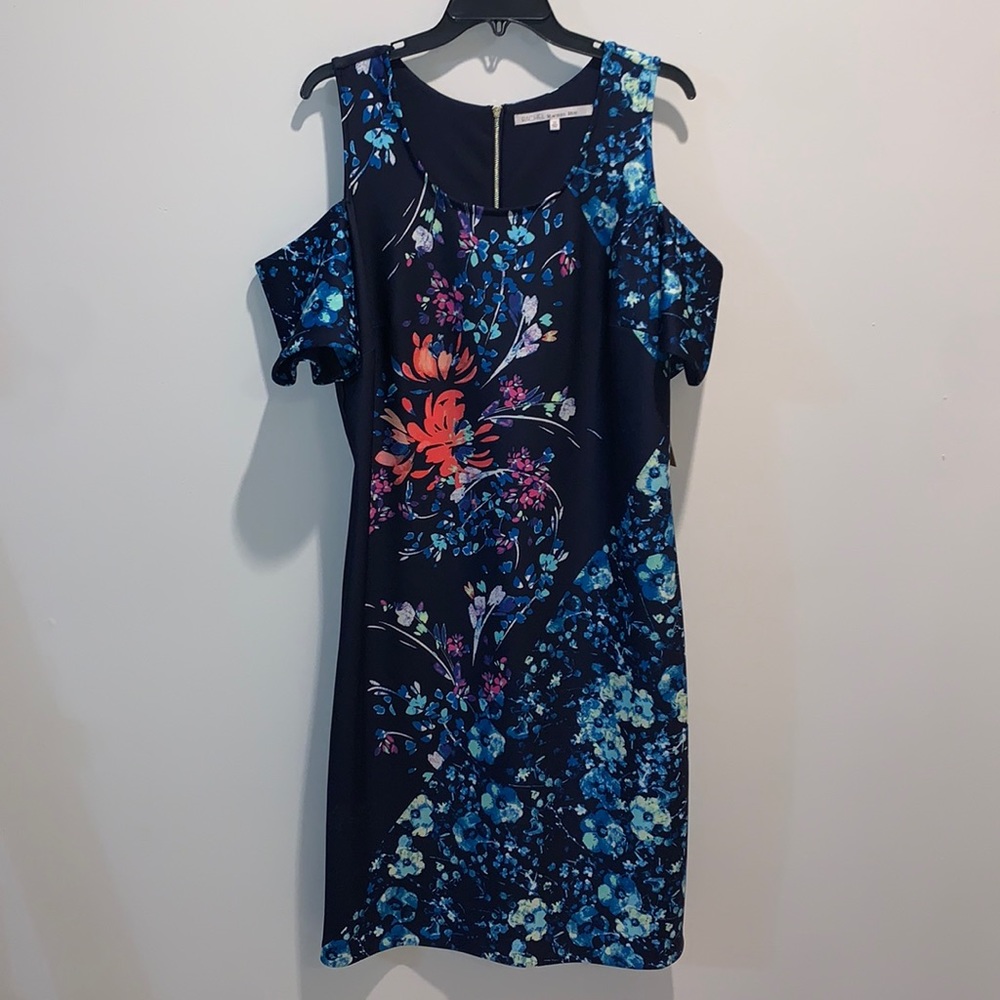Rachel Roy blue floral dress, size 1X